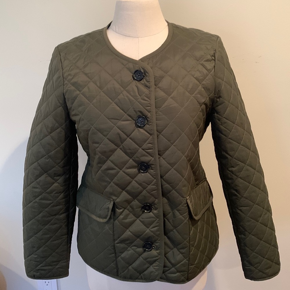 Women’s Jcrew lightweight quilted lady jacket size 8 NWT